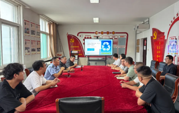 吕梁岚县人民法院一行到正利煤业开展普法宣传活动