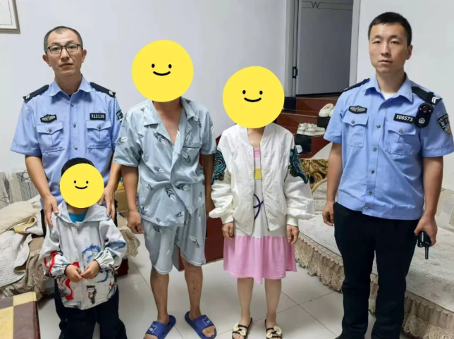 吕梁方山县圪洞派出所暖心守护，深夜寻回走失孩童