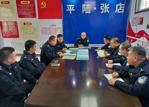 运城市公安局治安支队深入平陆县公安局基层所队督导调研工作