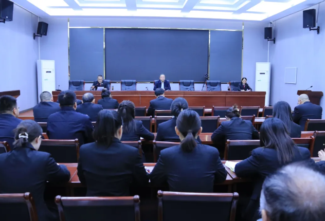 吕梁石楼法院召开审判质效专项工作推进会