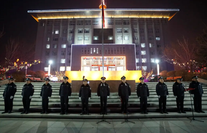 全警聚力护元宵  忠诚履职保平安——忻州市公安局忻府分局组织