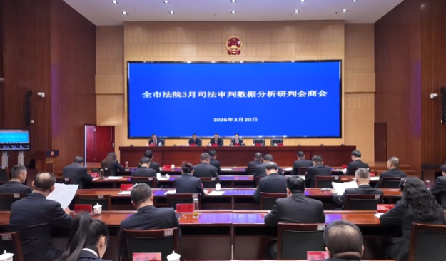 大同中院召开2026年3月司法审判数据分析研判会商会