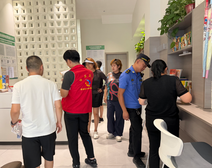 太原晋源区西湖林语社区：多方联动除隐患  筑牢安全“防护网”